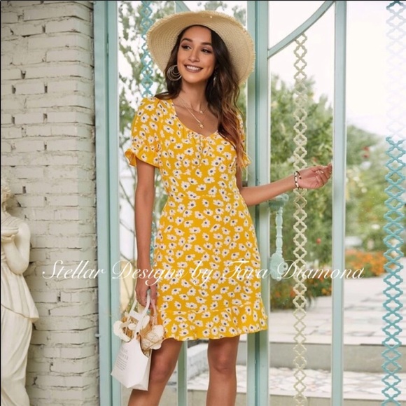 stellar designs Dresses & Skirts - Stellar Boho Dress- NWT